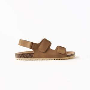 Zara baby unisex two strap suede sandals
